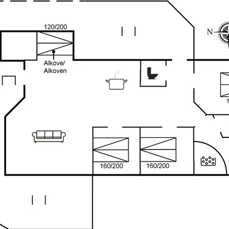 Alexis - 250m From The Sea By Interhome 诺德堡